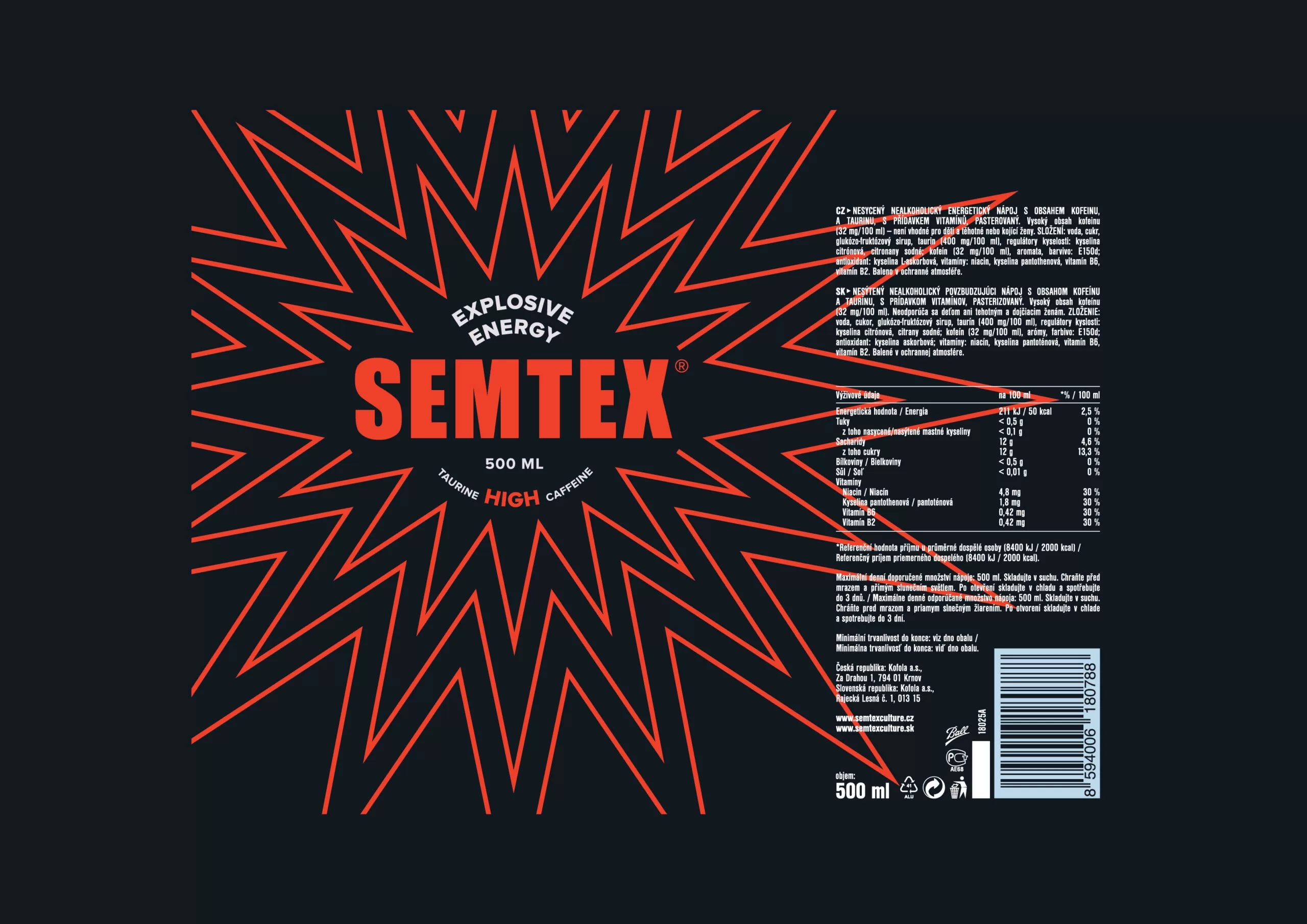 Semtex Energy Drink